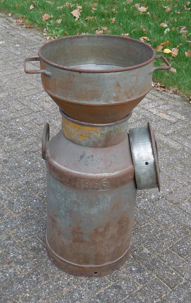 melkbus en teems, Ophalen, Gebruikt