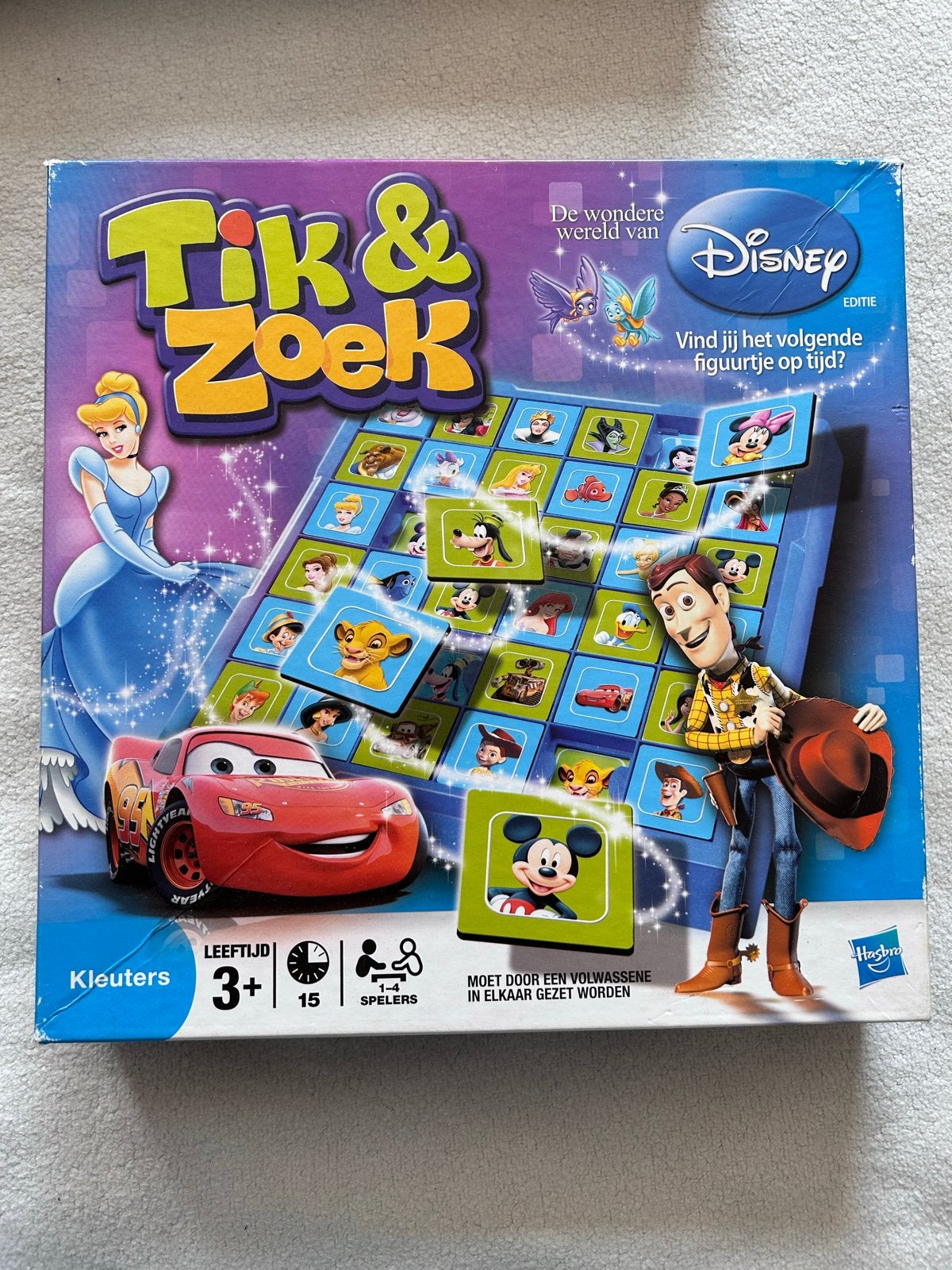 Disney Tik & Zoek Bordspel - Vind je favoriete figuren!, Hobby en Vrije tijd, Gezelschapsspellen | Bordspellen, Ophalen of Verzenden