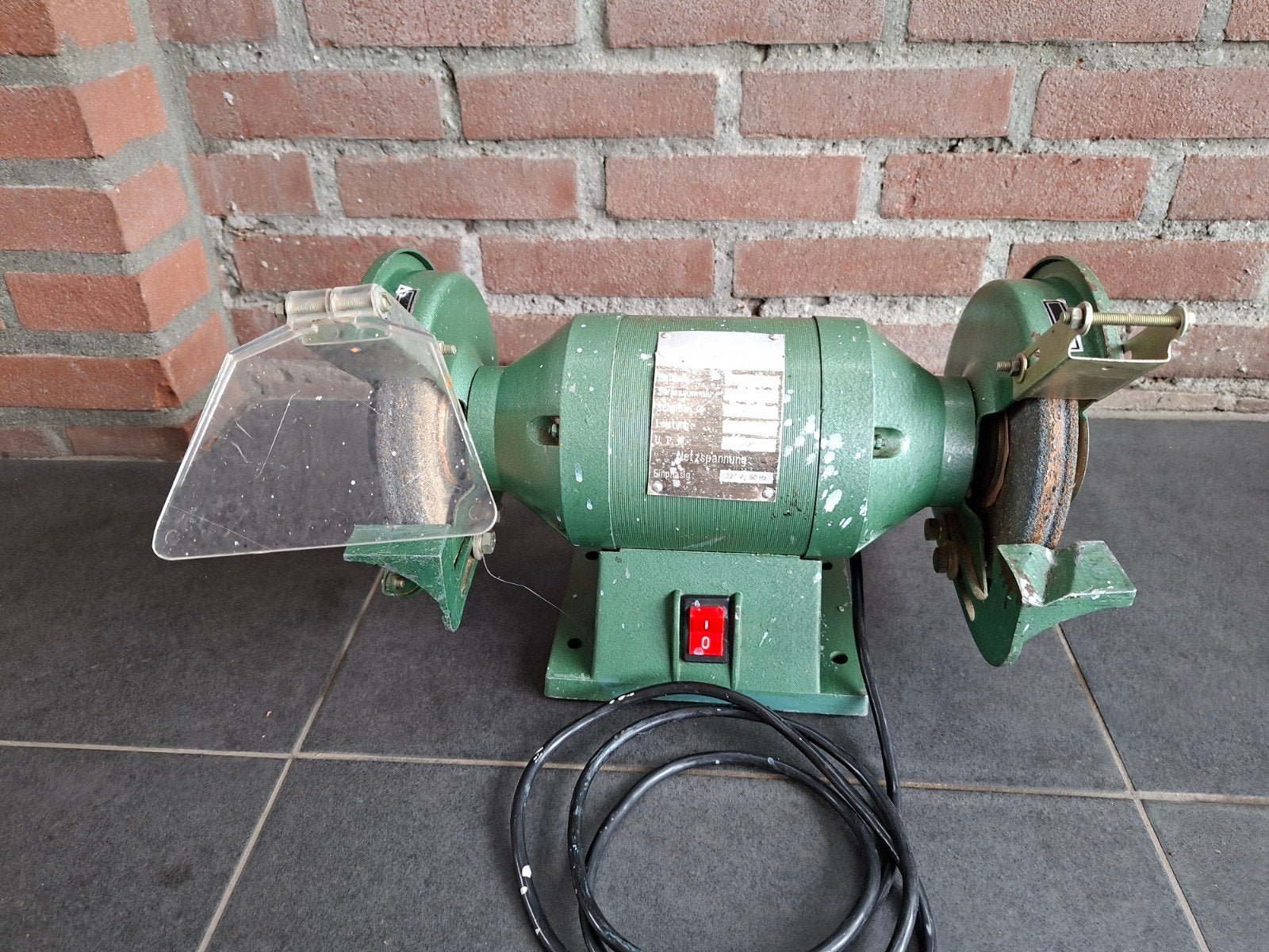 Bank slijptol, Ophalen of Verzenden, Gebruikt, 1000 watt of meer, Haakse handslijpmachine