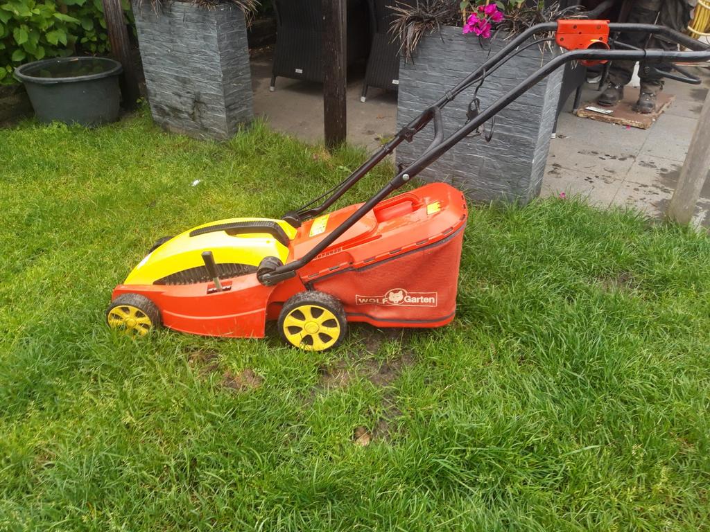 Elektrische Grasmaaier Wolf garten, Ophalen, Gebruikt