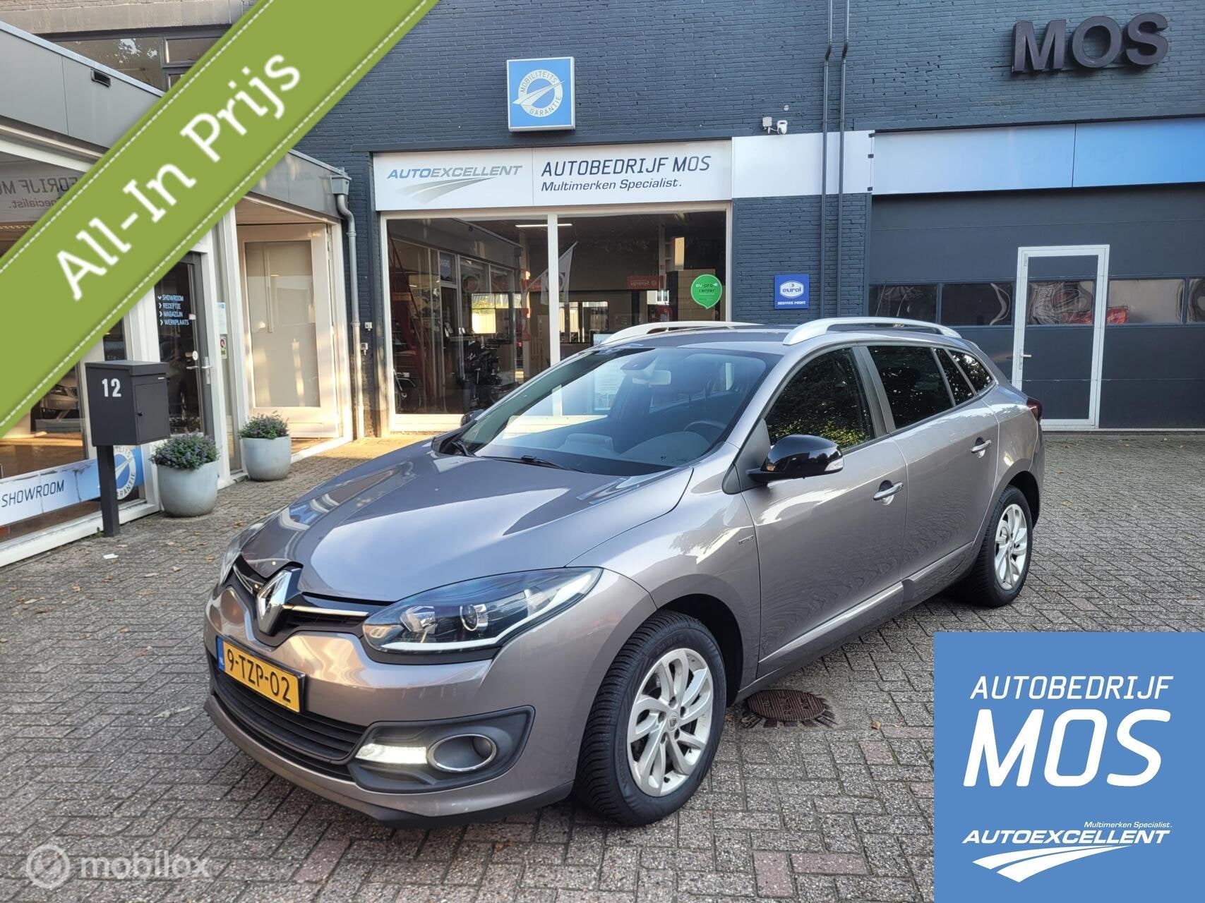 Renault Megane Estate 1.2 TCe Limited clima cruise trekhaak, Auto's, Voorwielaandrijving, Euro 5, Gebruikt, 4 cilinders