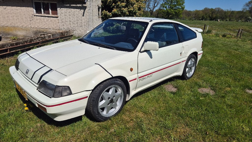 Honda CRX 1.5 TYPE 1 Coupe 1984  APK   4-2028 SCHUURVONDST, Auto's, Voorwielaandrijving, Stof, Zwart, 4 cilinders