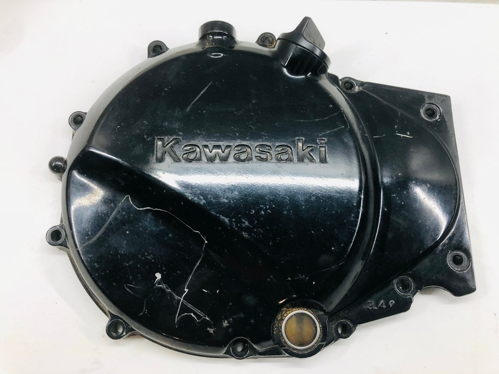 Kawasaki GPZ500 Koppeling Deksel Motorblok Onderdeel, Gebruikt, ., Ophalen of Verzenden, .