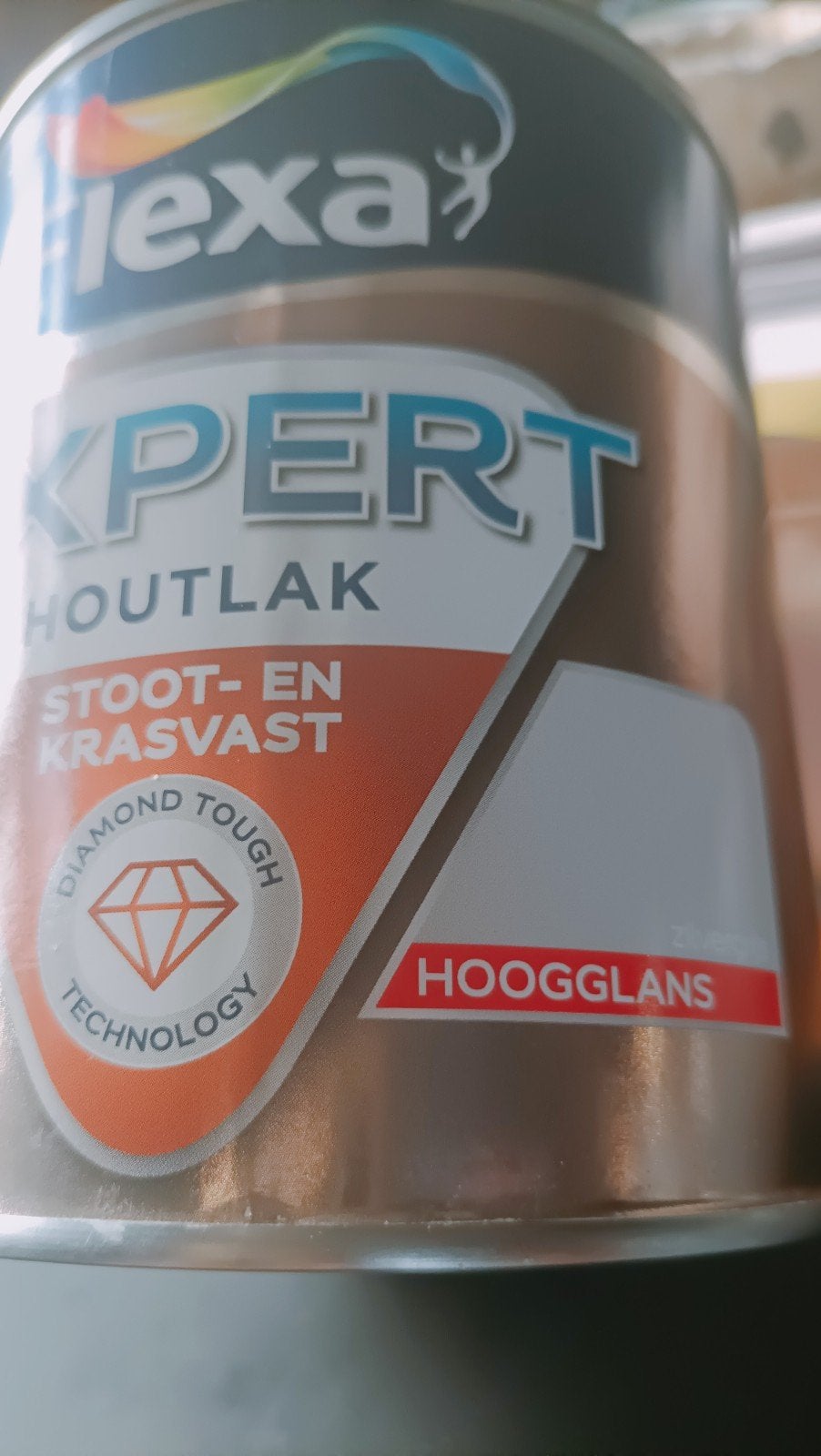 Flexa Expert hoogglans zilvergrijs 750ml, Ophalen, 5 tot 10 liter, Nieuw, Lak