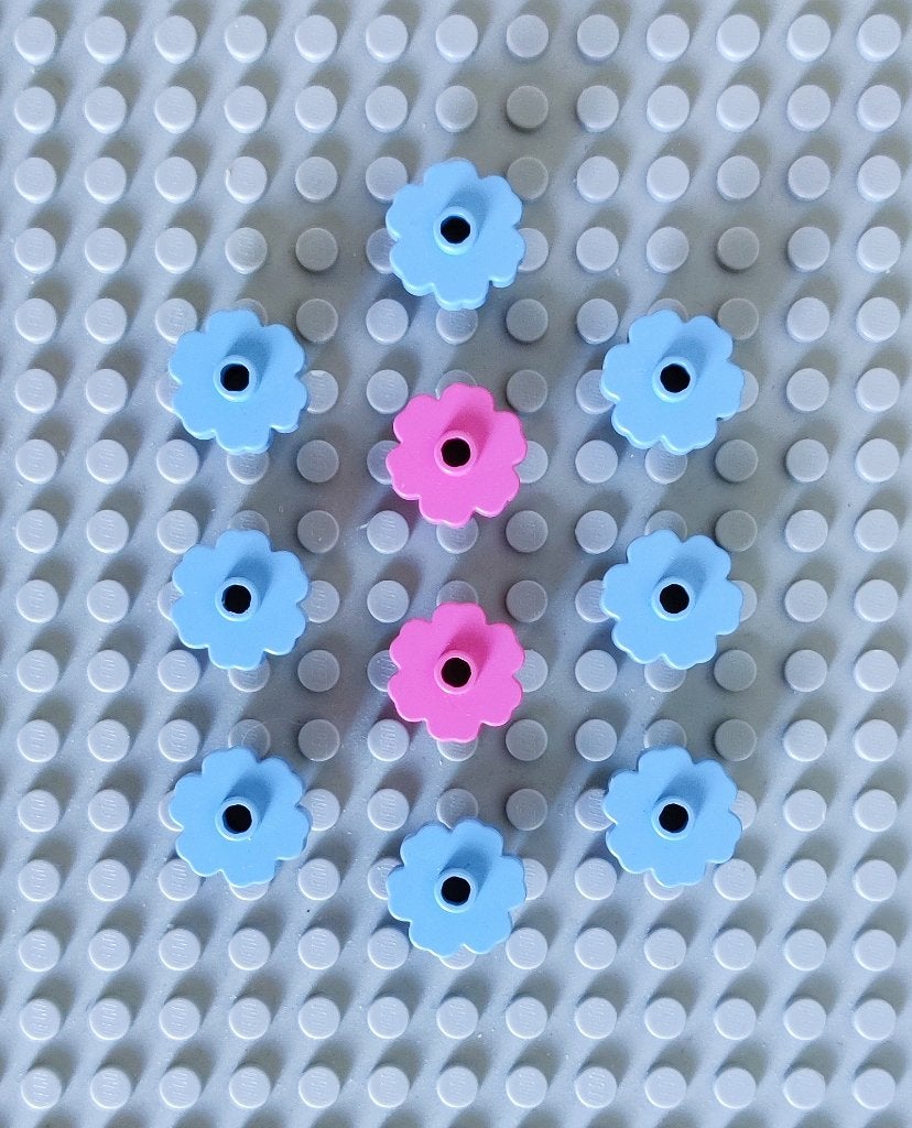 LEGO Parts Plant Flower 2 x 2 Rounded - Open Stud nr. 4728, Kinderen en Baby's, Speelgoed | Duplo en Lego, Ophalen of Verzenden