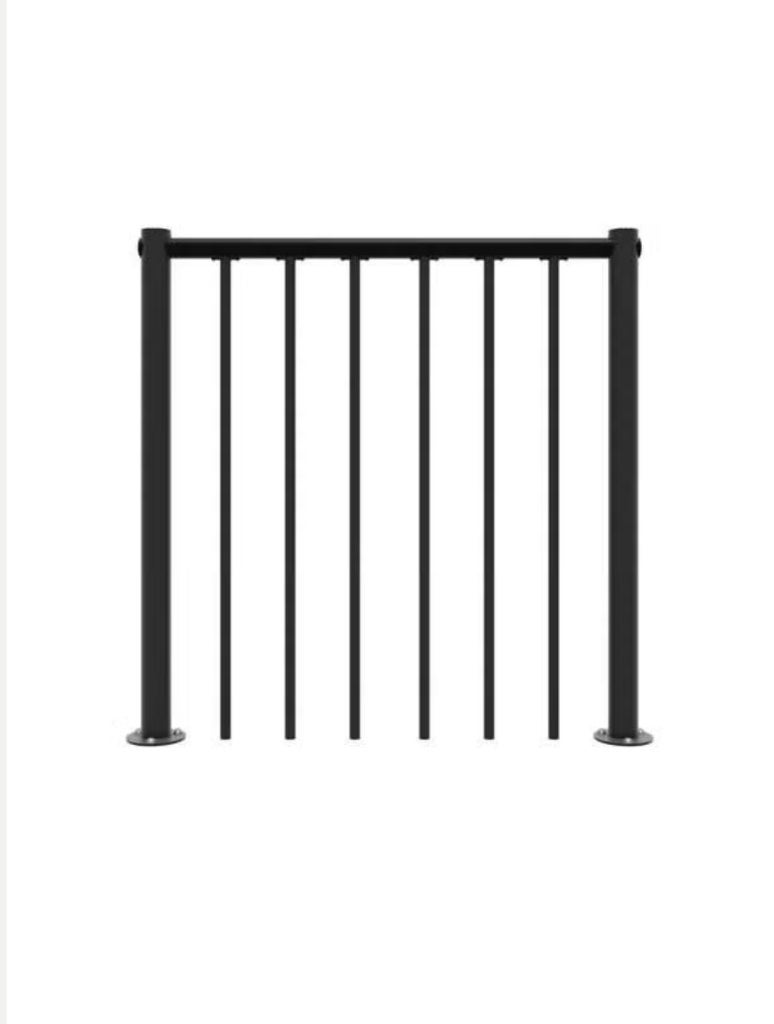 Minka Balustrade 1m - Zwart gepoedercoat staal, Ophalen, Nieuw, Minder dan 2 meter