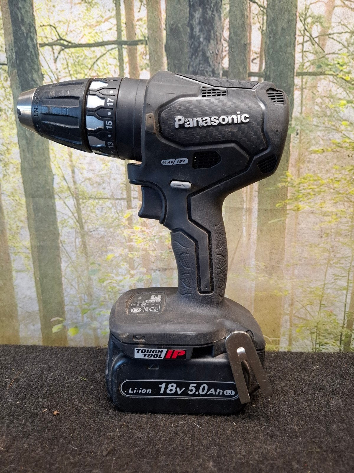 Panasonic accu boorschroefmachine EY74 A3 met accu., Ophalen, Variabele snelheid, Boor- en Schroefmachine, Gebruikt