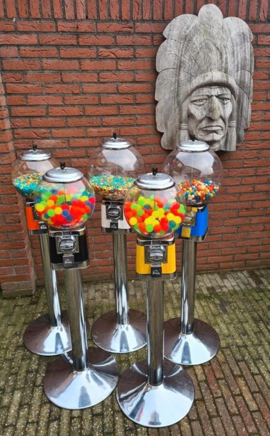 FIFTIES SIXTIES BEAVER CAPSULE / KAUWGOMBALLEN AUTOMATEN, Verzamelen, Automaten | Overige, Ophalen, Zo goed als nieuw