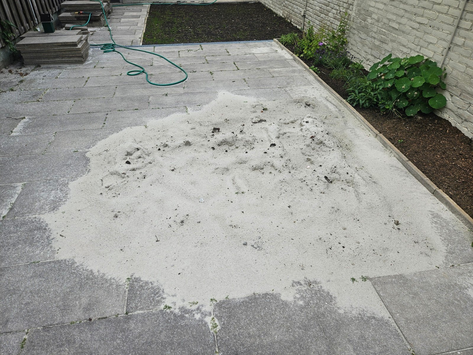 Gebruikt wit zand/ophoogzand, Tuin en Terras, Zand, Ophalen, Gebruikt, Straatzand