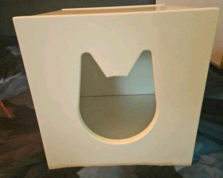 Ikea kallax Kattenhuis zgan €10,-, Dieren en Toebehoren, Ophalen of Verzenden, Zo goed als nieuw