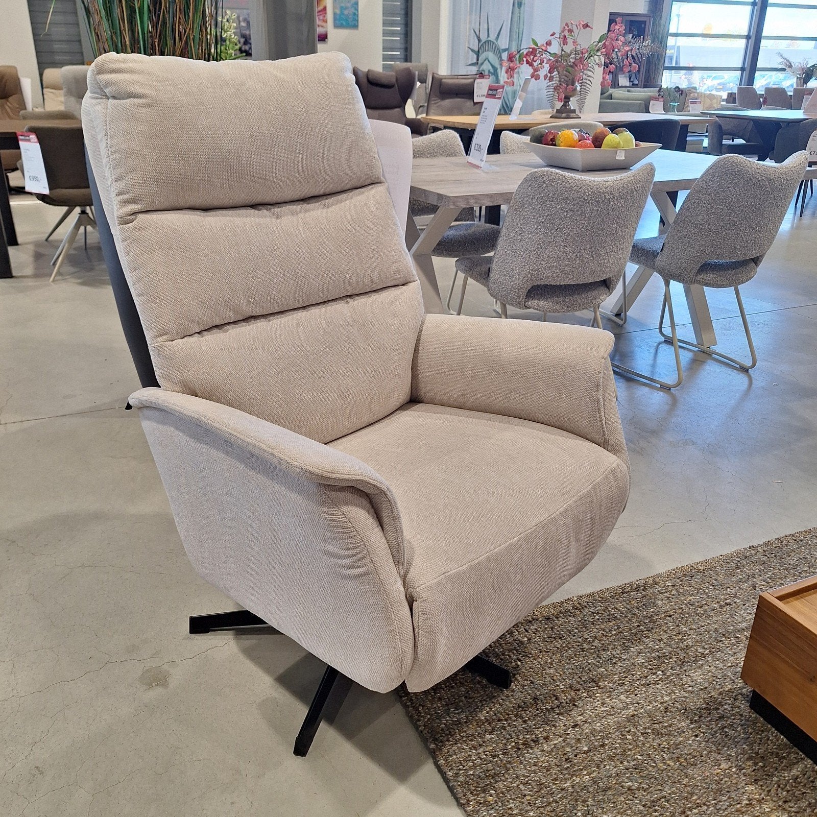 Relaxfauteuil 'Trondheim', 125 tot 150 cm, Nieuw, Ophalen of Verzenden, 50 tot 75 cm