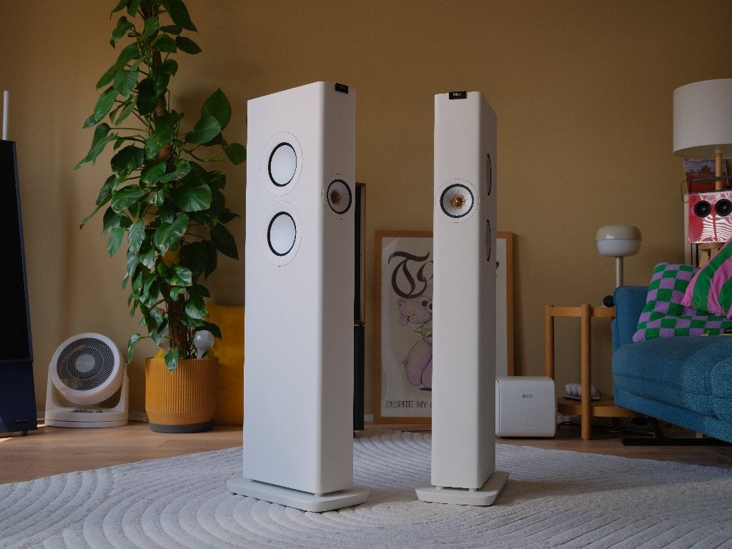 KEF LS60 WIT, Audio, Tv en Foto, Luidsprekers, Slimme speaker, Zo goed als nieuw, Inclusief kabels, KEF