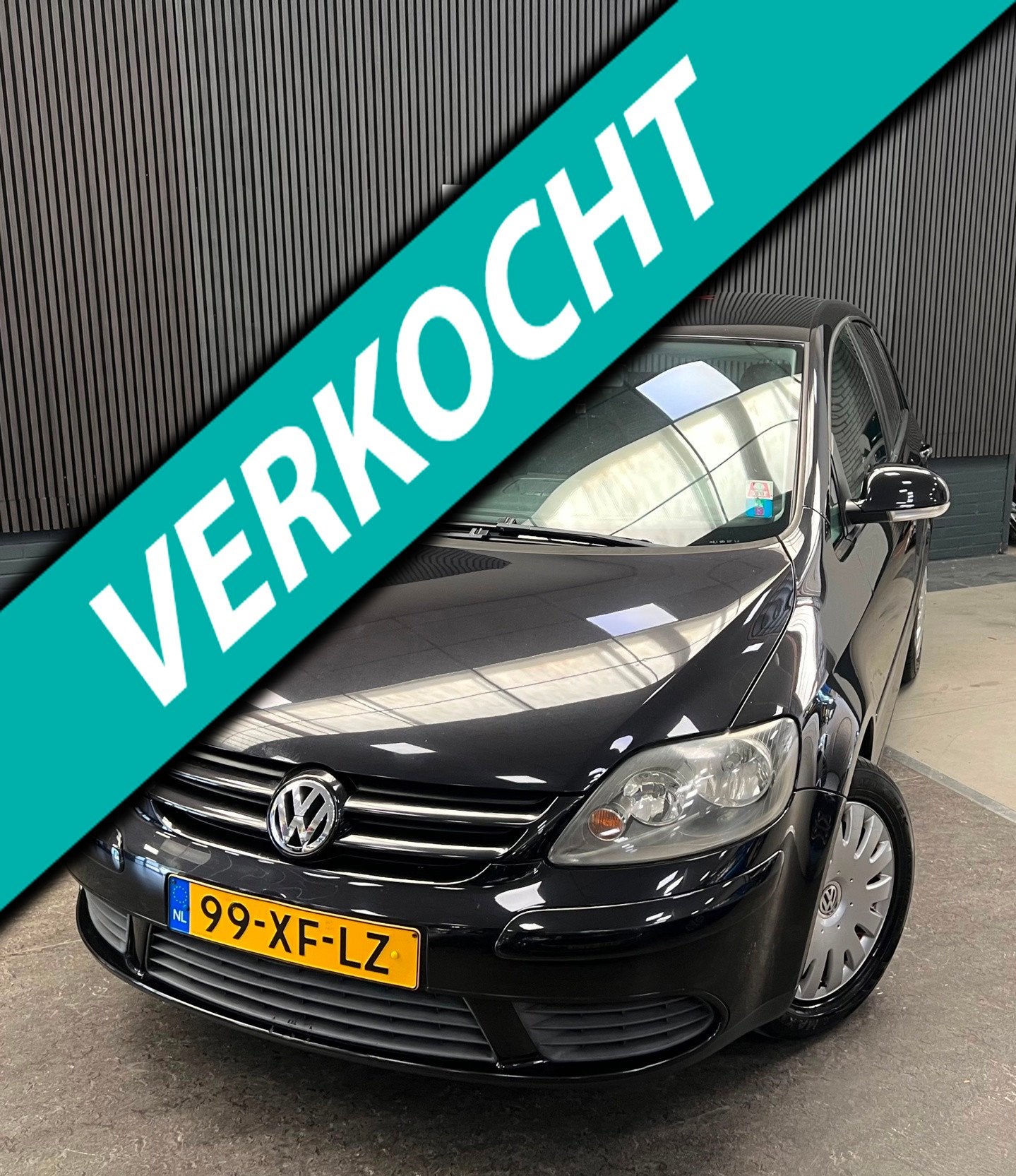 Volkswagen Golf Plus 1.6 FSI Optive 3 - Cruise Control - Car, Stof, Gebruikt, Zwart, 4 cilinders