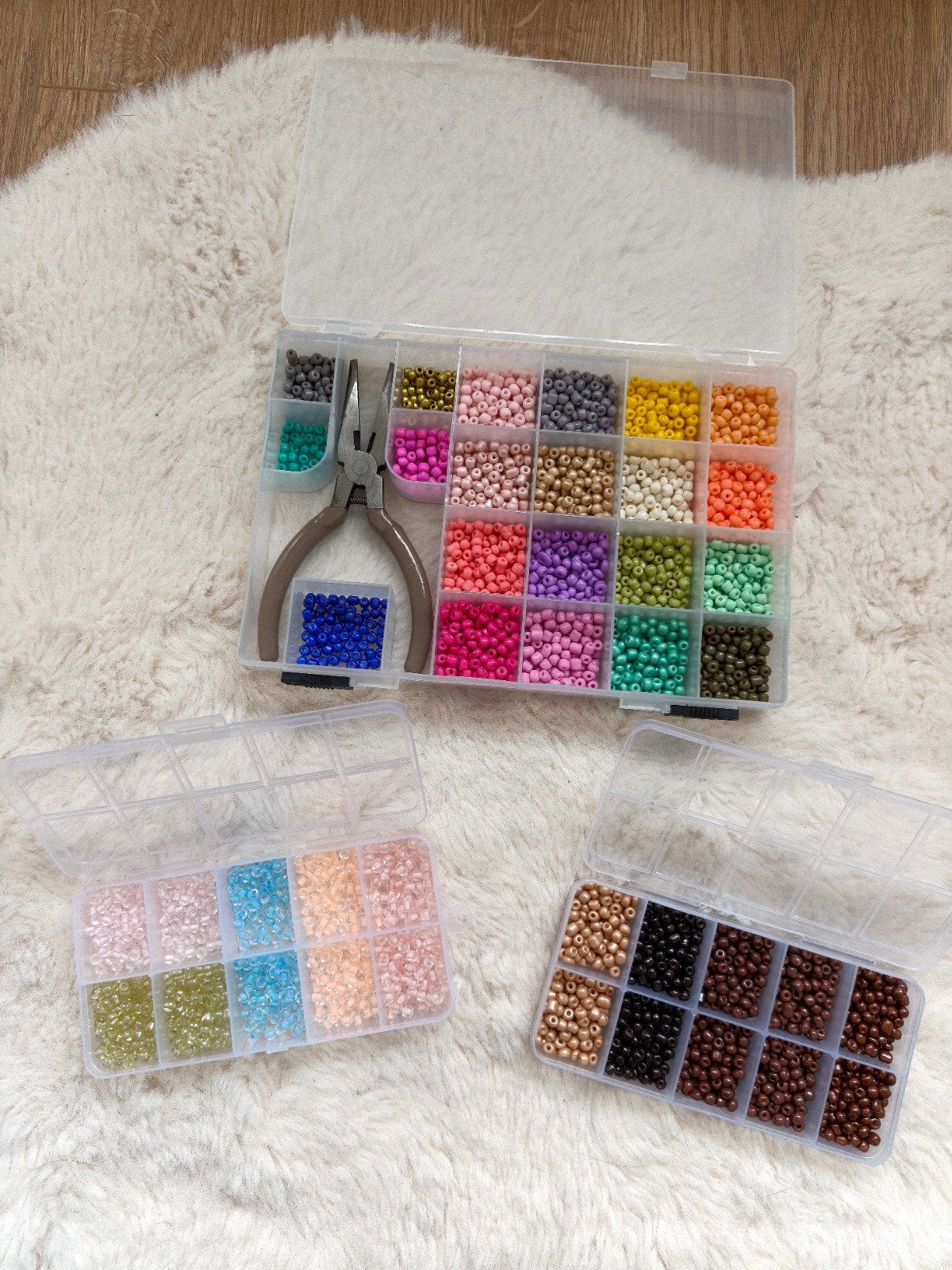 Kralenset met tang en opbergbakjes, Ophalen of Verzenden, Nieuw, Kraal