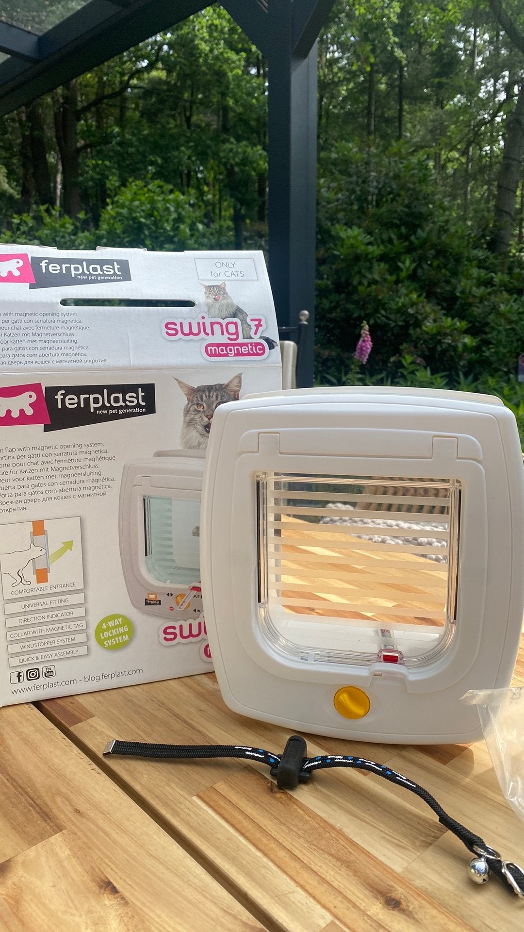 Ferplast swing 7 kattenluik, Ophalen of Verzenden, Nieuw