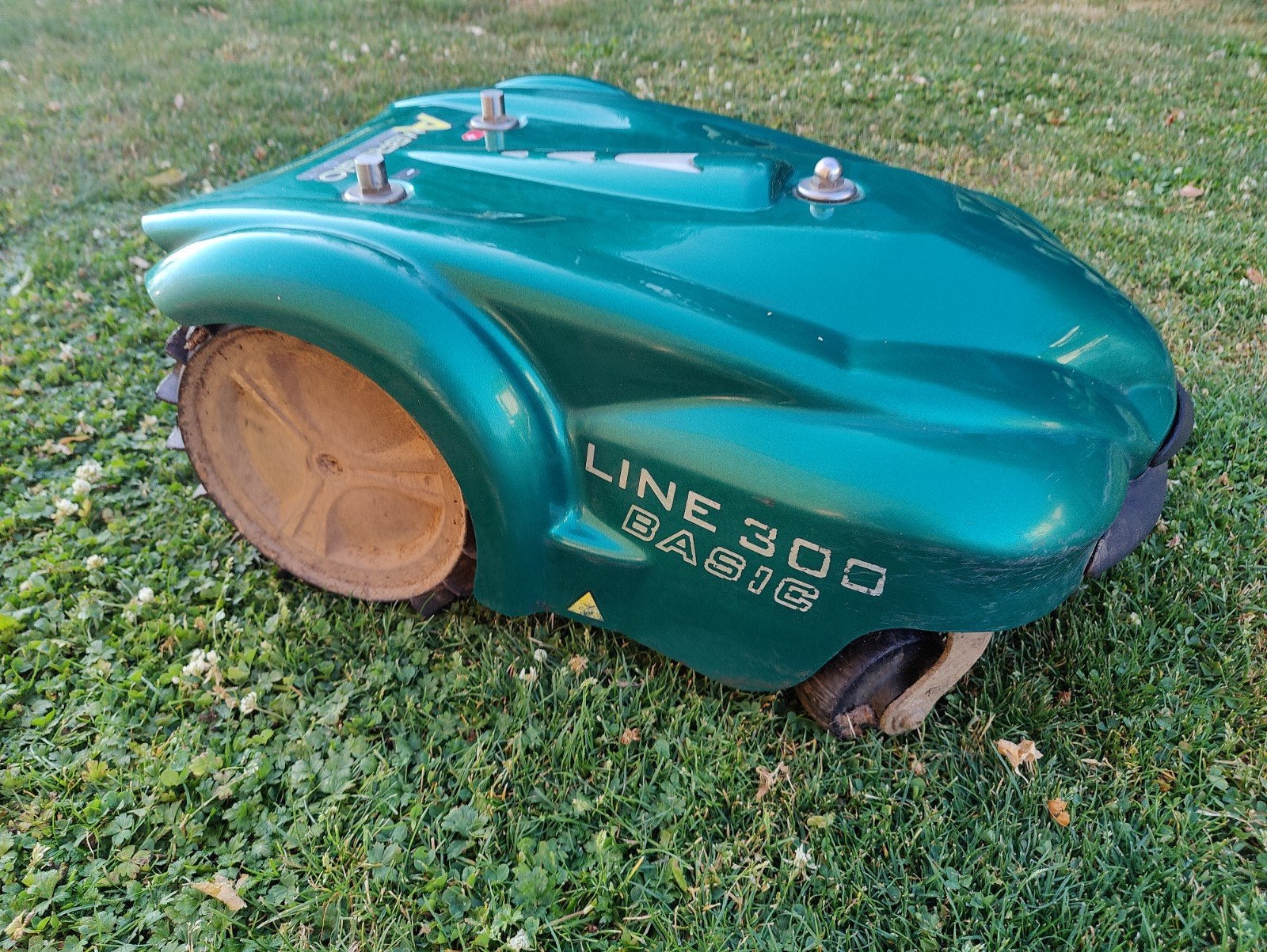 Robotmaaier Ambrogio L300 Basic - compleet met accessoires, Ophalen, Gebruikt, Ambrogio, Met regensensor