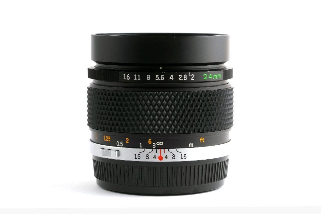 Olympus OM Zuiko 24mm f/2.0 + 2 jaar garantie, T, Zo goed als nieuw, N, V