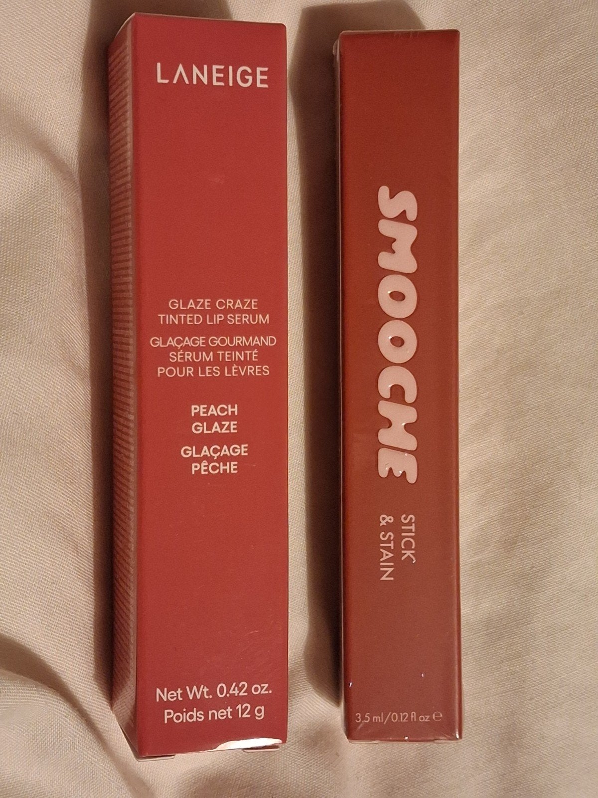 Laneige Glaze Craze Tinted Lip Serum & Smooche Stick, Lippen, Nieuw, Oranje, Ophalen of Verzenden
