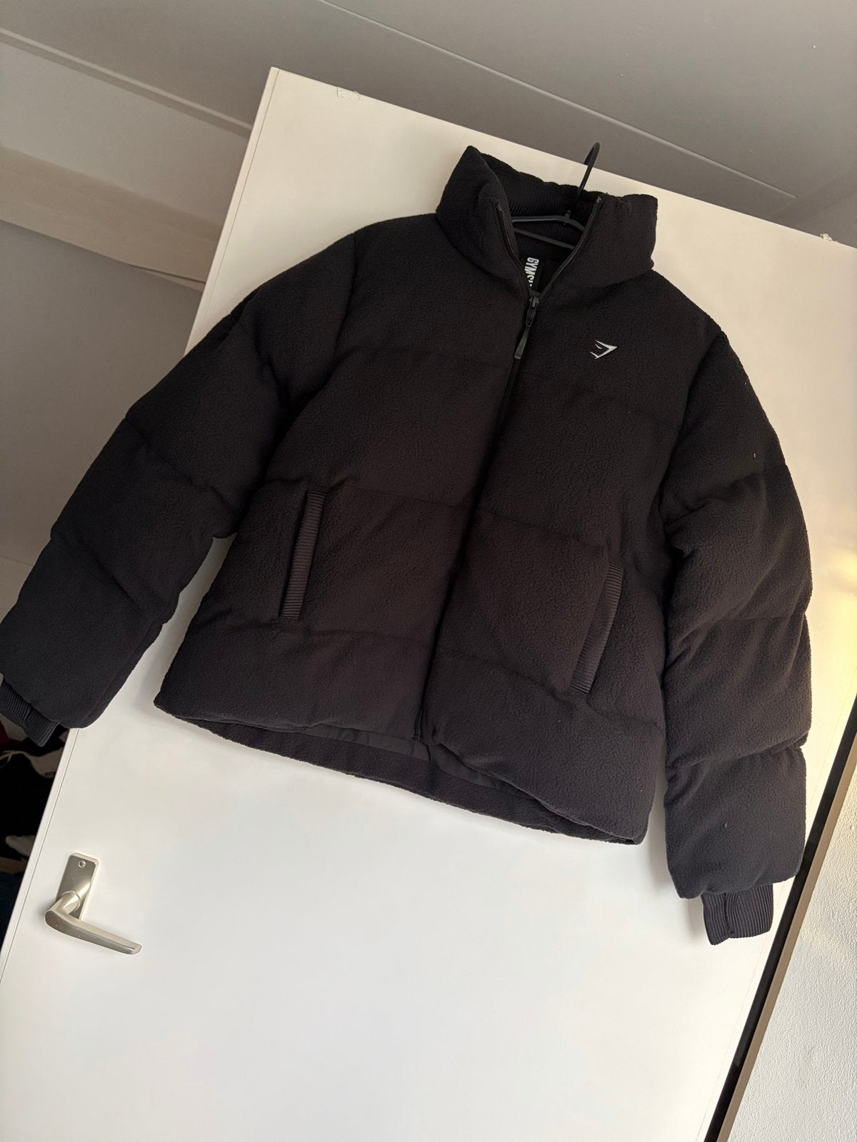 Gymshark Puffer Jacket Zwart - Maat XS, Ophalen of Verzenden, Nieuw, Maat 34 (XS) of kleiner, Zwart