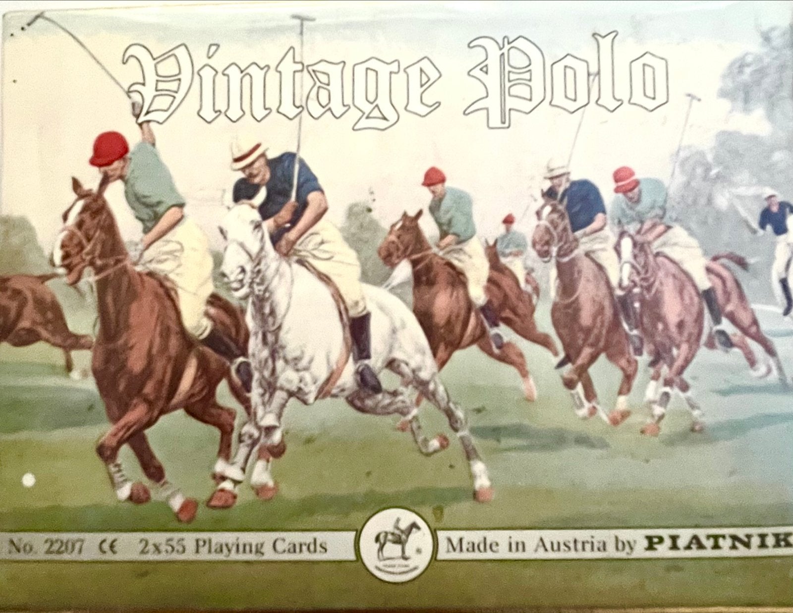 Zeldzame Vintage Polo Speelkaarten - Prachtige Staat, Verzamelen, Verzenden, Zo goed als nieuw, Speelkaart(en)