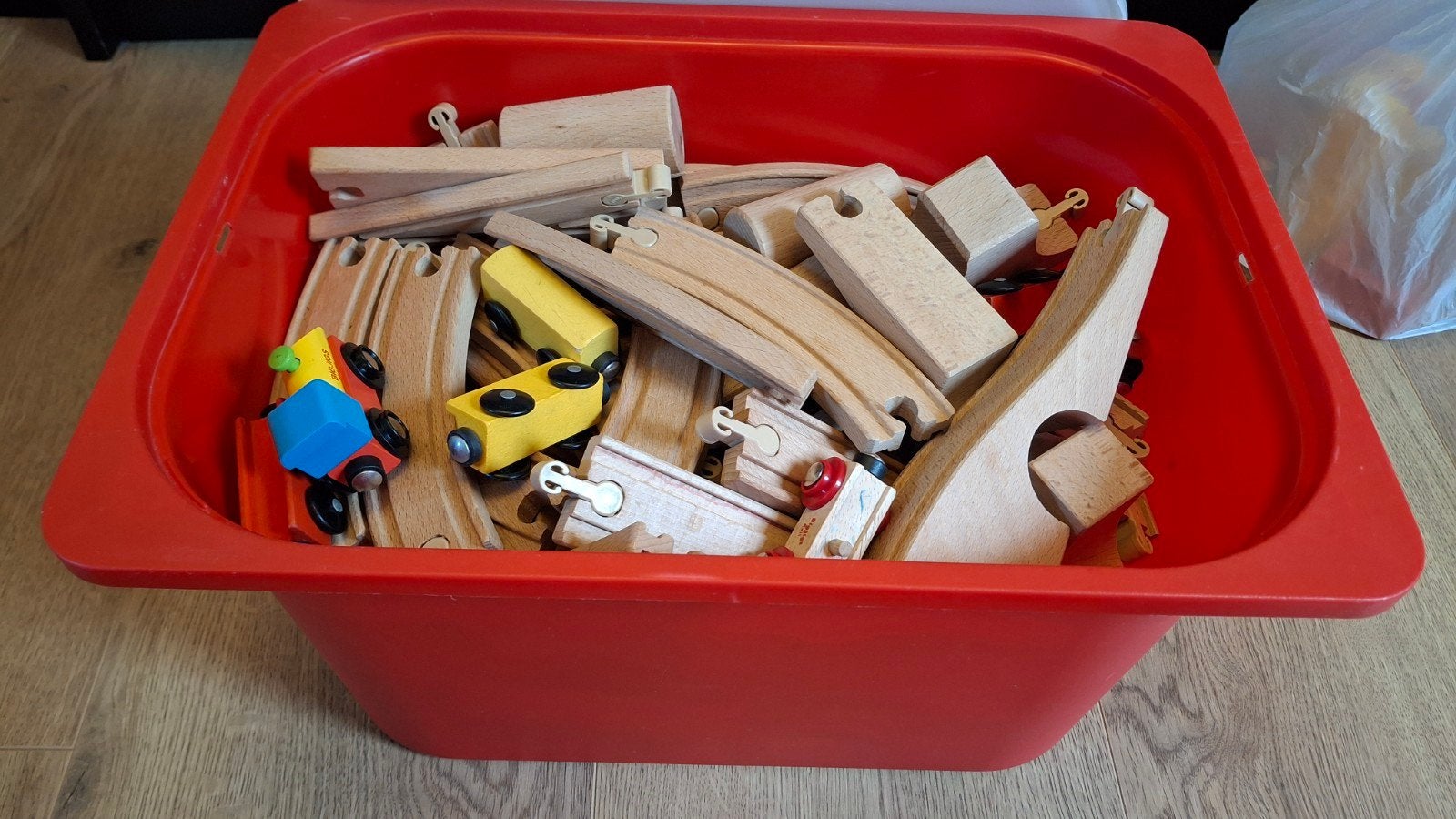 Houten trein, Kinderen en Baby's, Speelgoed | Houten speelgoed, Ophalen