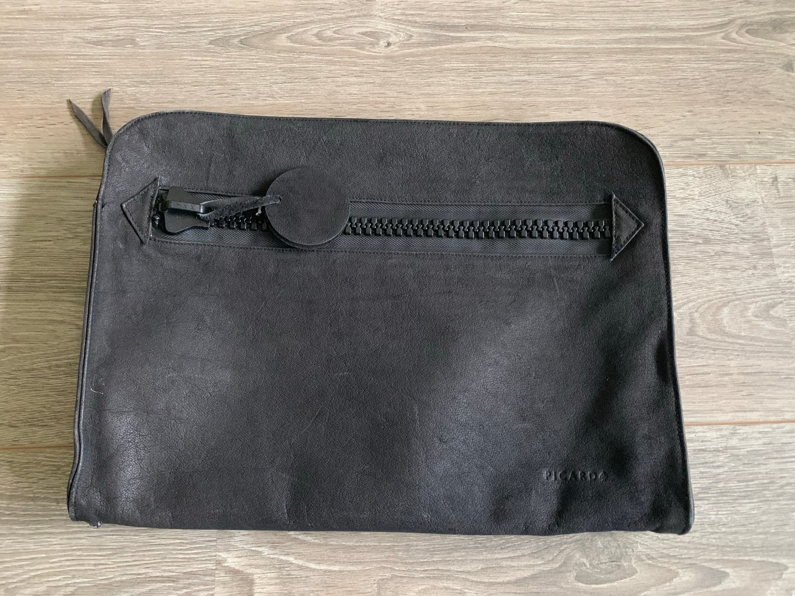 Picard Leren Clutch/Documentenmap Zwart, Ophalen of Verzenden, Zo goed als nieuw, Zwart, Overige typen