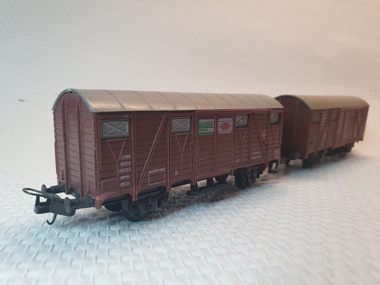 2 Lima HO wagons in gebruikte staat, Ophalen of Verzenden, Gebruikt, Wagon, Lima