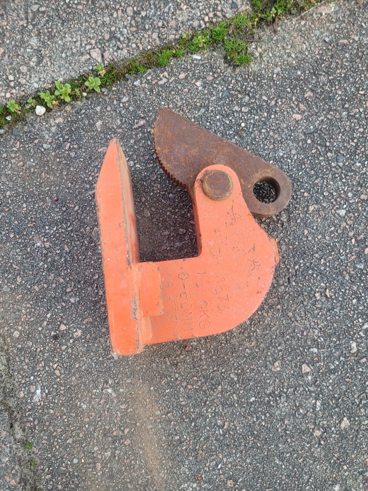 Platen klem, Ophalen of Verzenden, Gebruikt