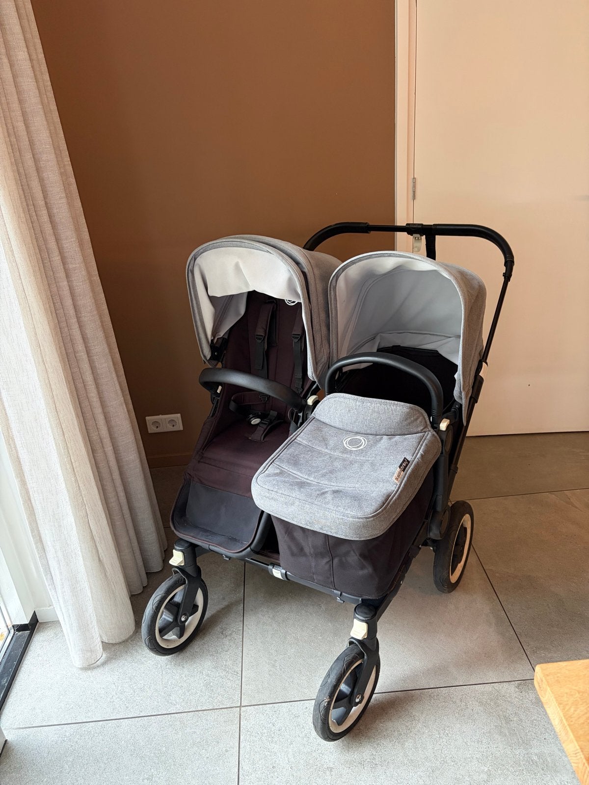 Bugaboo Donkey 2 Duo kinderwagen met accessoires, Ophalen, Gebruikt, Combiwagen, Duowagen