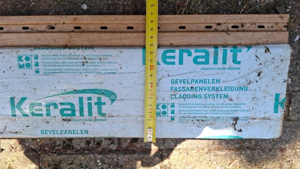 Keralit Gevelpanelen & Profielen (Houtlook), Doe-het-zelf en Verbouw, Ophalen, Nieuw, Overige materialen