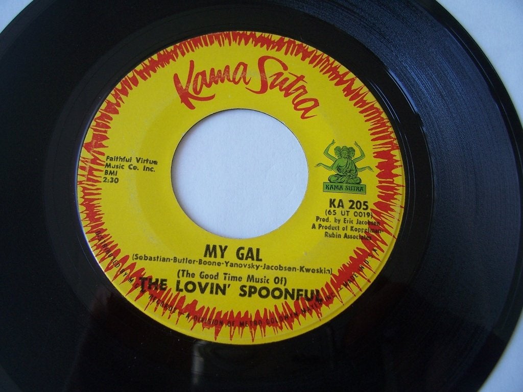 The Lovin'Spoonful / Kama Sutra 205/ My gal, Verzenden, Overige genres, 7 inch, Zo goed als nieuw