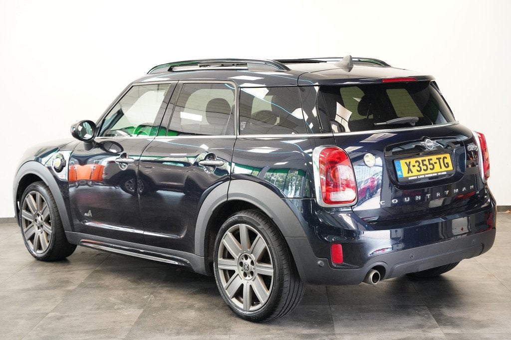 MINI Countryman 1.5 Cooper S E ALL4 Chili Panoramdak Full-le, Auto's, Automaat, Gebruikt, Met garantie (alle), Blauw