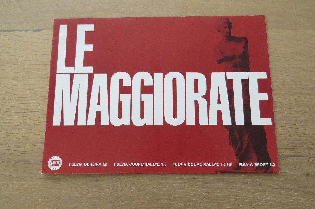 Originele catalogus Lancia Fulvia (1967), Verzenden, Zo goed als nieuw, Algemeen