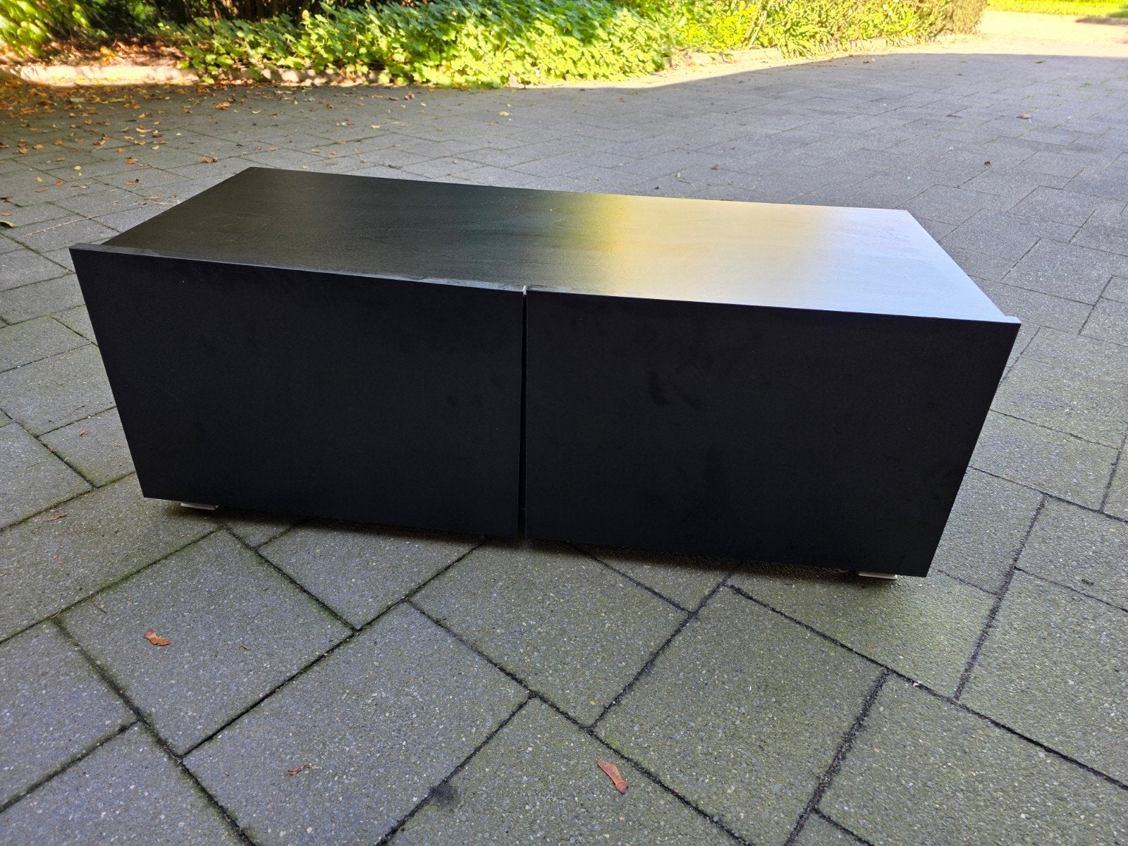 IKEA Bestå tv-meubel / lage kast zwartbruin - als nieuw, Ophalen, 100 tot 150 cm, Zo goed als nieuw, Minder dan 100 cm