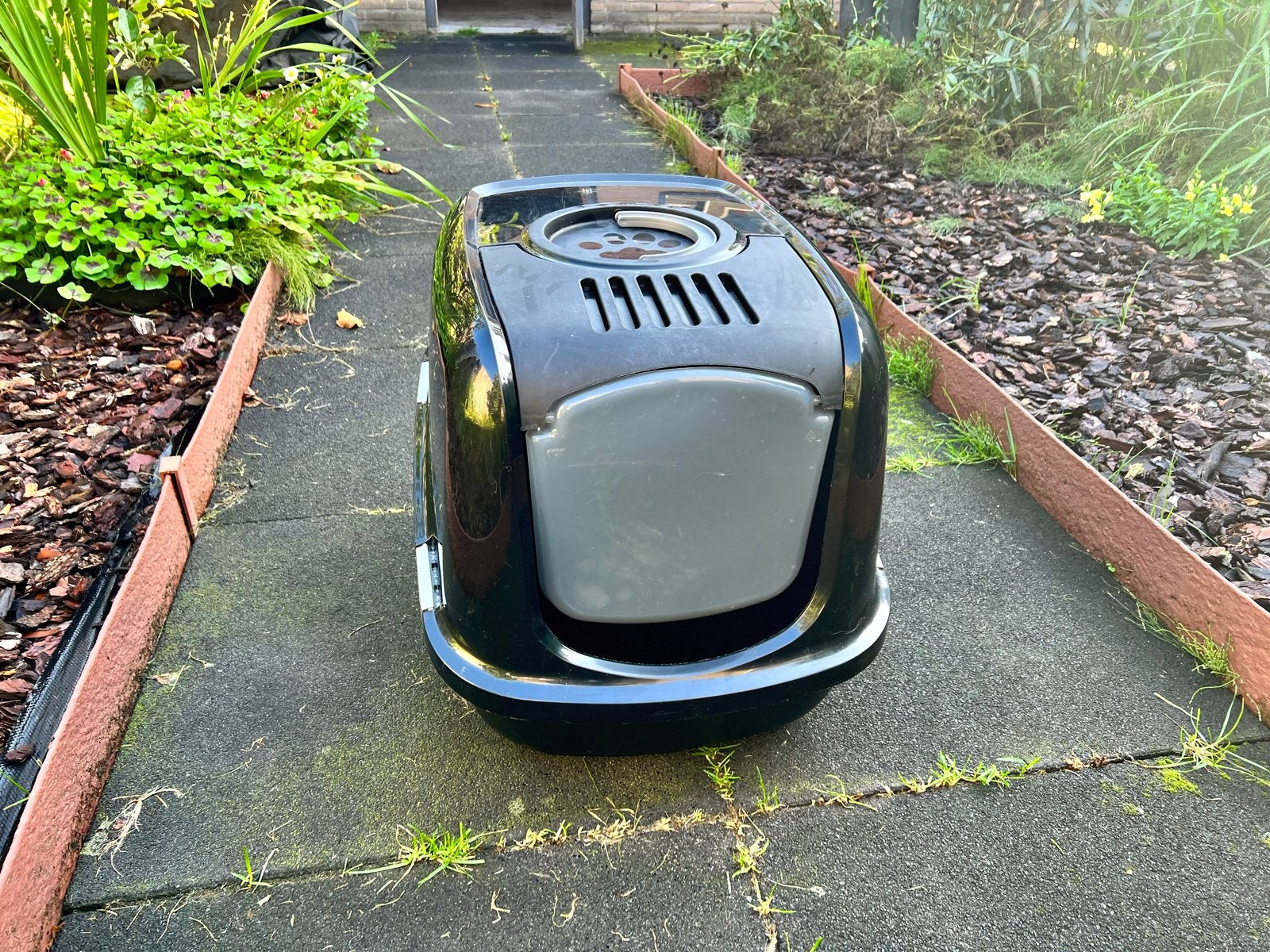 PeeWee EcoDome XXL Cat Litter Box – Black – Good Condition, Dieren en Toebehoren, Ophalen, Gebruikt, Gesloten