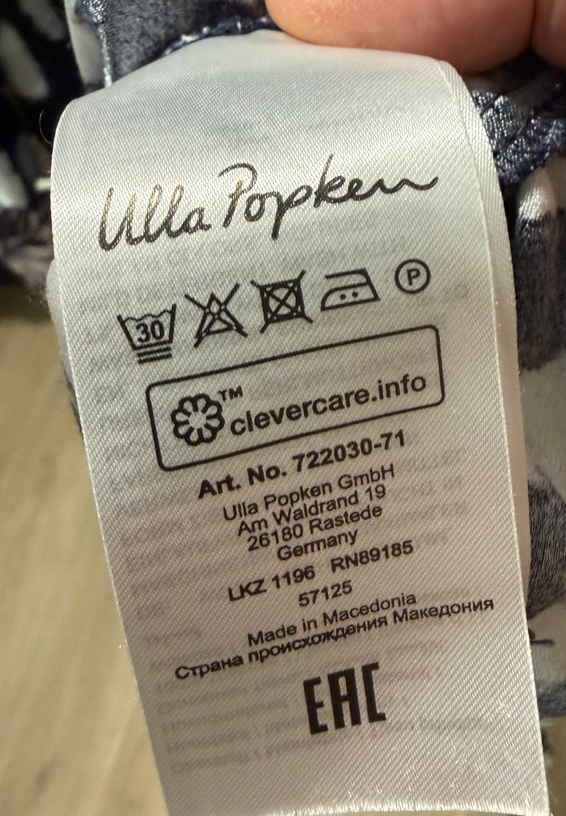 Ulla Popken Selection - lange tuniek- maat 50/52, Ophalen of Verzenden, Zo goed als nieuw, Blauw, Blouse of Tuniek