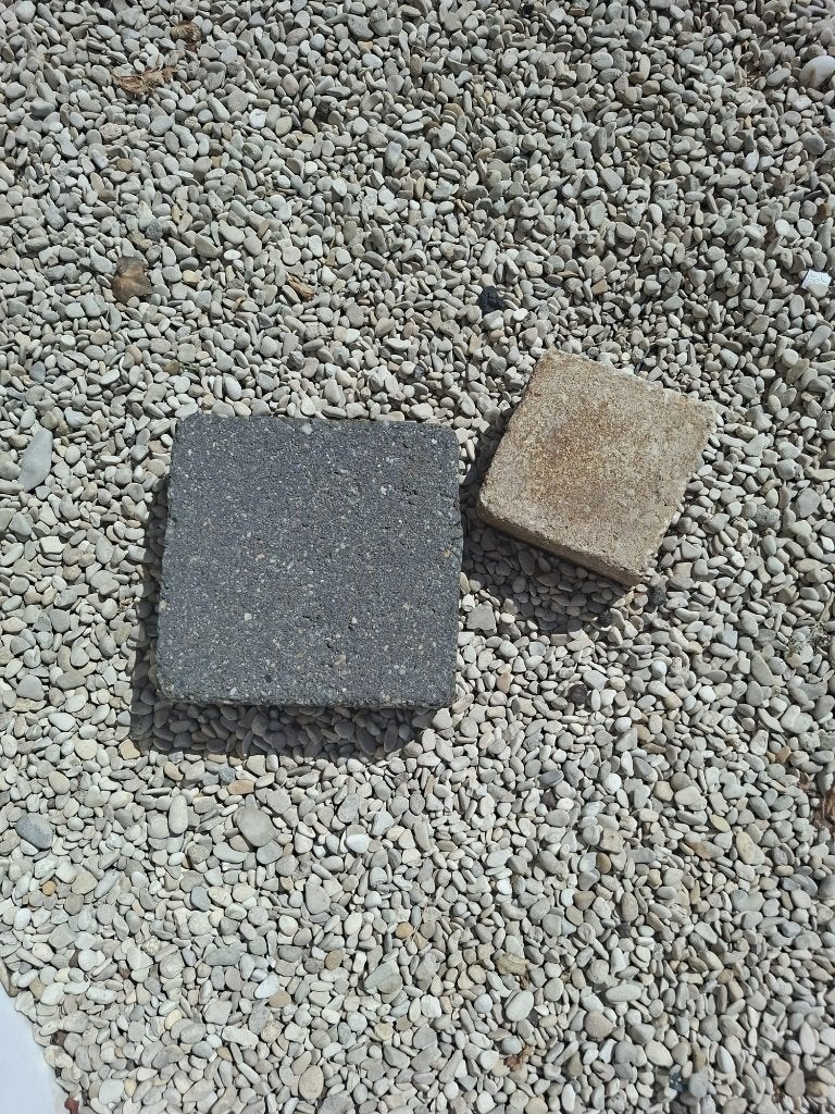 Gratis af te halenTrommelstenen 16 m2, Ophalen, Gebruikt, Klinkers, 10 m² of meer