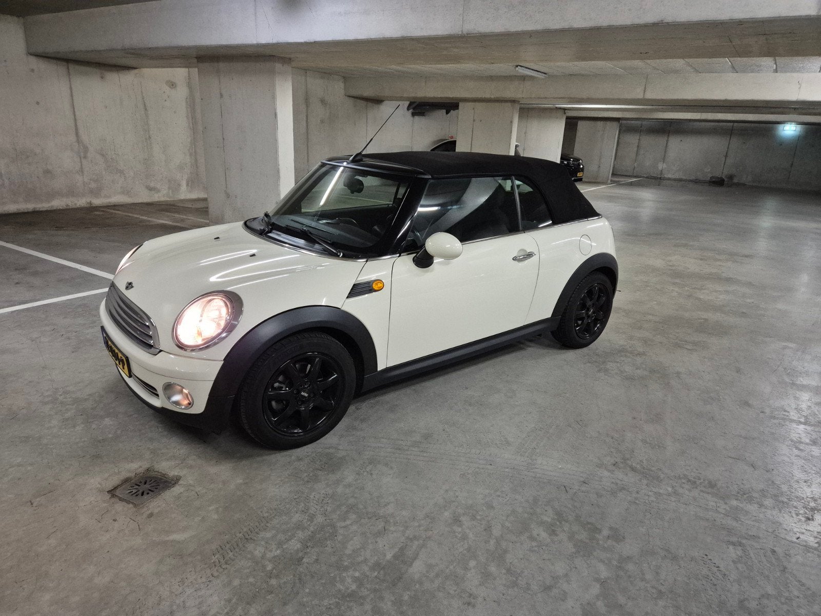 Mini cooper cabrio, Voorwielaandrijving, Stof, Zwart, Cabriolet