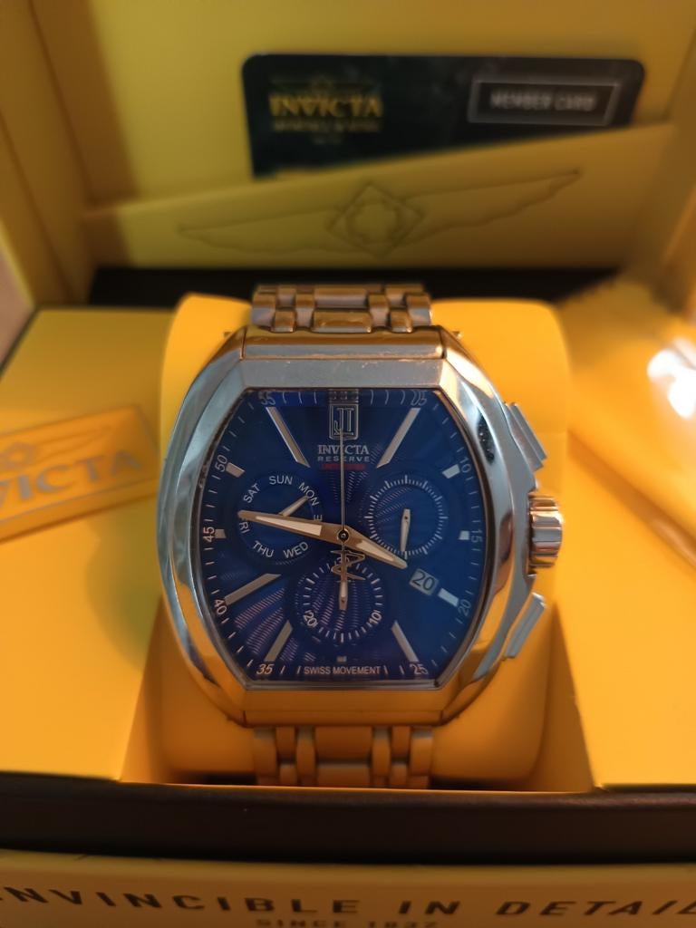 LIMITED EDITION JASON TAYLOR INVICTA (NR 41), Sieraden, Tassen en Uiterlijk, Horloges | Heren, Ophalen of Verzenden, Zo goed als nieuw