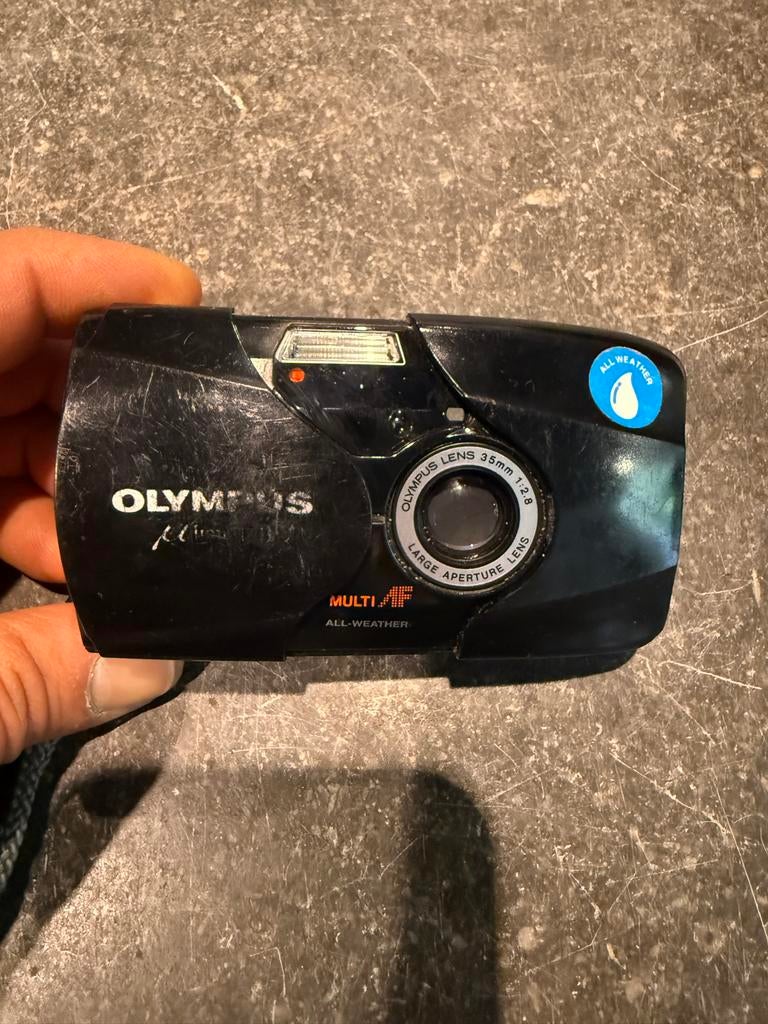 Olympus mju-ll, Audio, Tv en Foto, Fotocamera's Analoog, Ophalen of Verzenden, Zo goed als nieuw, Compact, Olympus