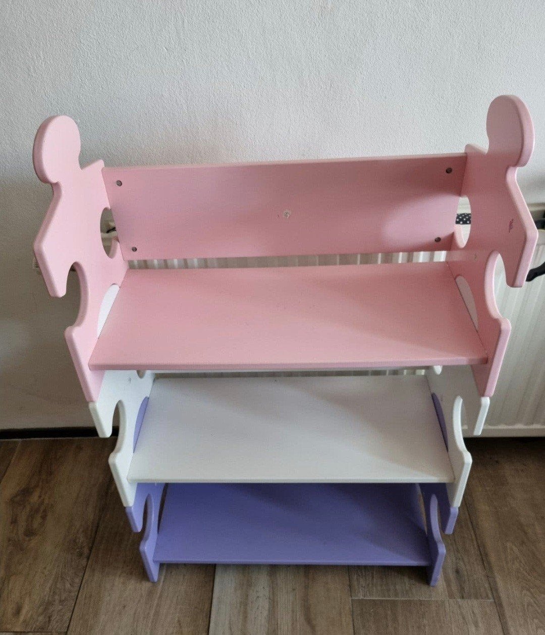 Kinderboekenrek/speelgoedrek (puzzelstuk design), Ophalen, Gebruikt, Kast