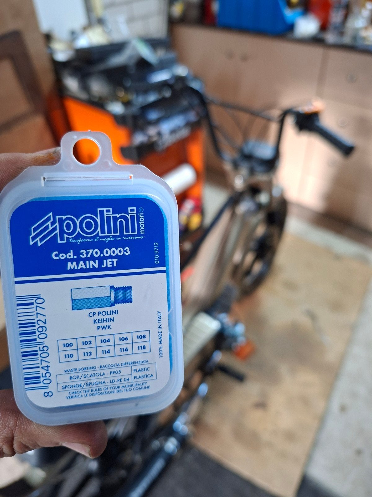 sproeierset 100-118 pwk/keihin/polini, Ophalen of Verzenden, Nieuw, Carburateur, PWK