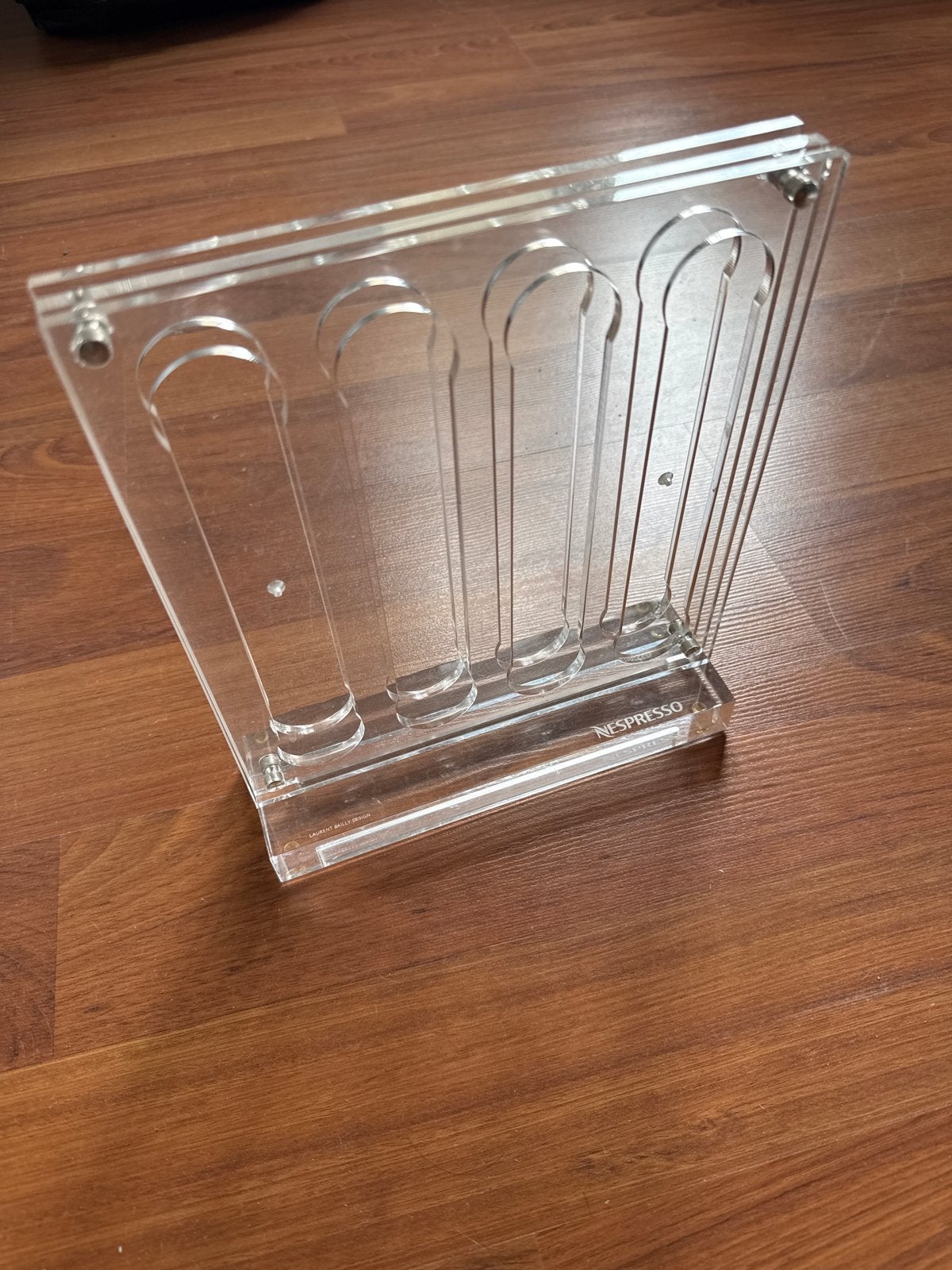 Nespresso capsulehouder - Acryl - Verticaal, Ophalen of Verzenden, Zo goed als nieuw, Nespresso, Capsulehouder