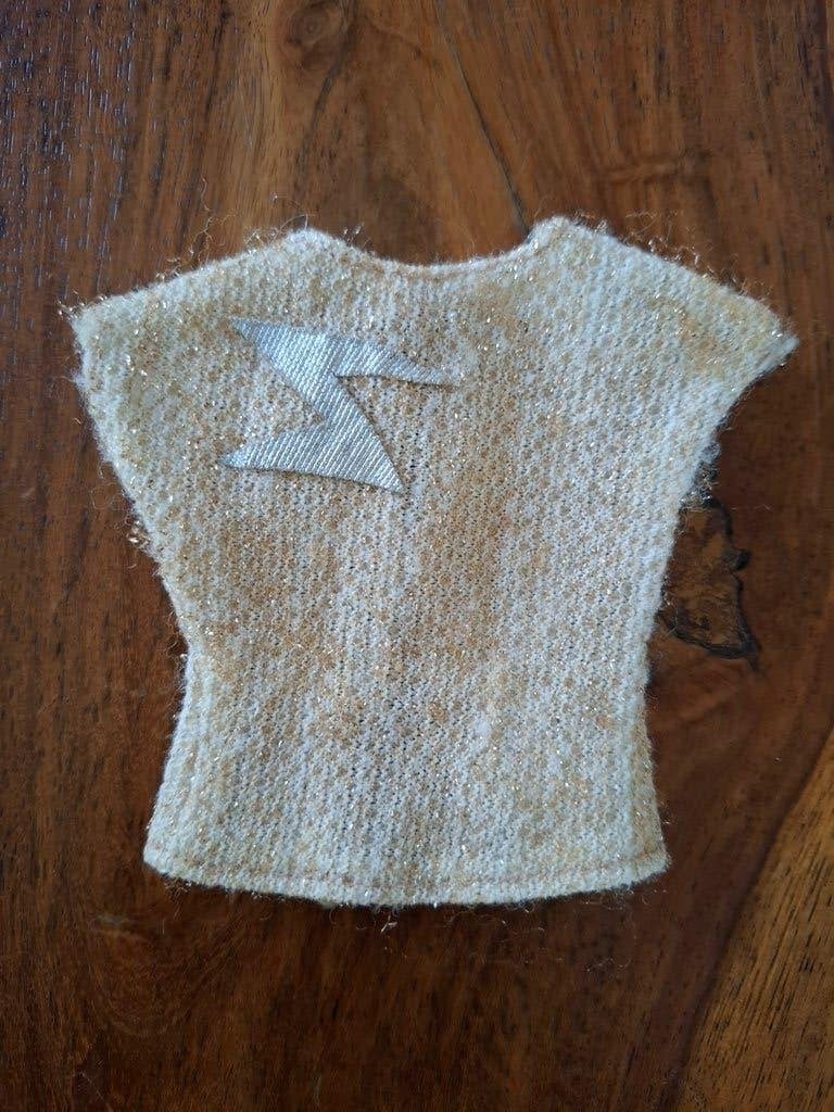 Vintage Sindy Pedigree Skater shirt 1982, Ophalen of Verzenden, Gebruikt, Kleertjes