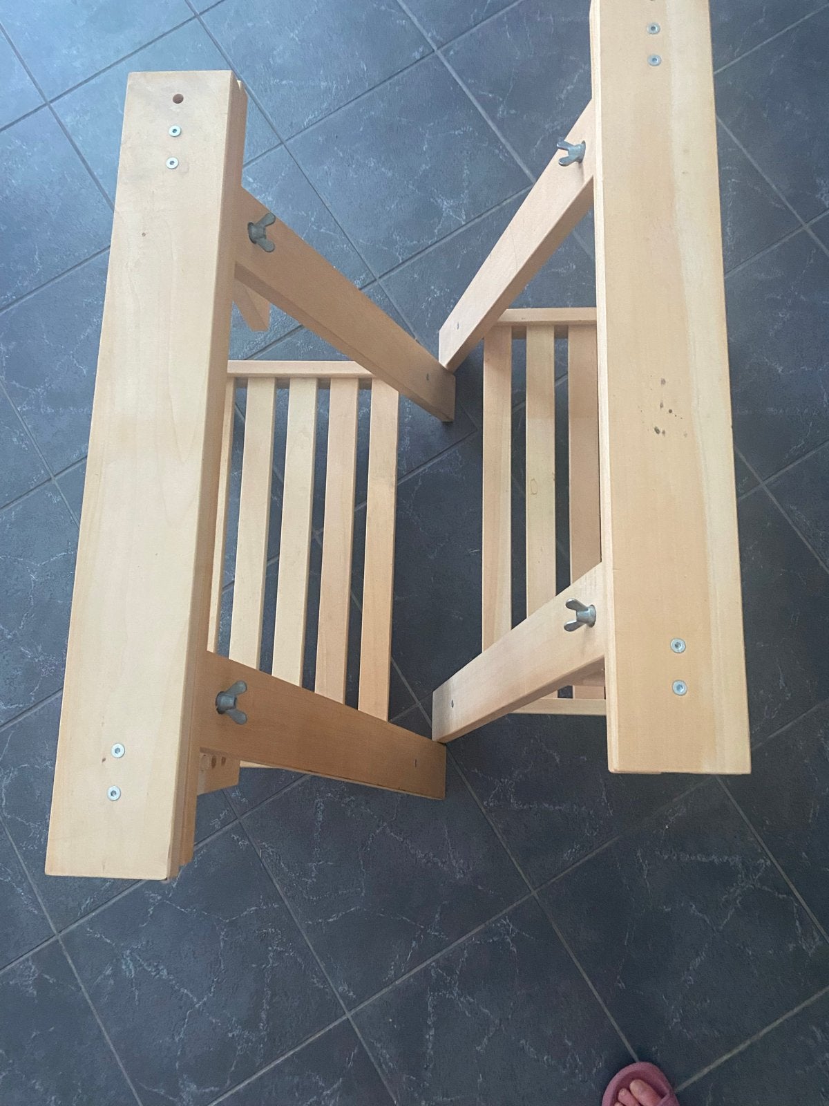 Schragen van IKEA voor bureau of tafel, Huis en Inrichting, Ophalen, Gebruikt