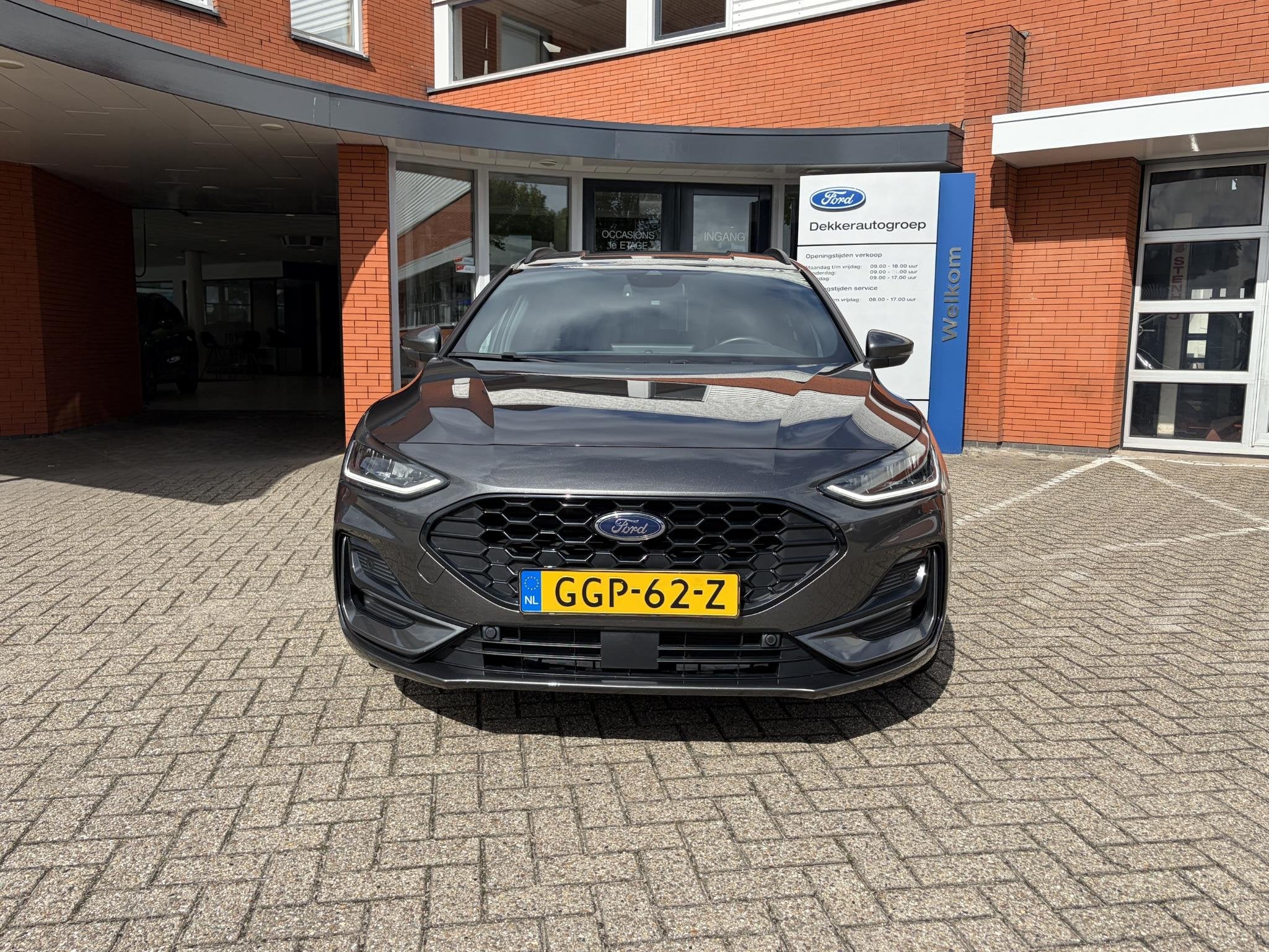 Ford Focus Wagon 1.0 EcoBoost Hybrid ST Line X TREKHAAK / WI, Stof, Gebruikt, Euro 6, Origineel Nederlands