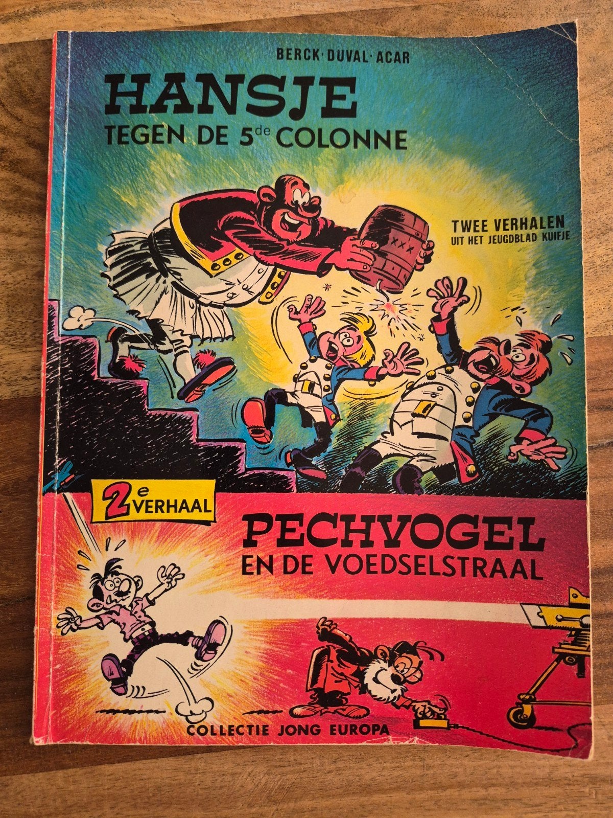 Hansje tegen de 5e Colonne & Pechvogel - Kuifje, Ophalen of Verzenden, Gelezen, Yves duval, jacques acar