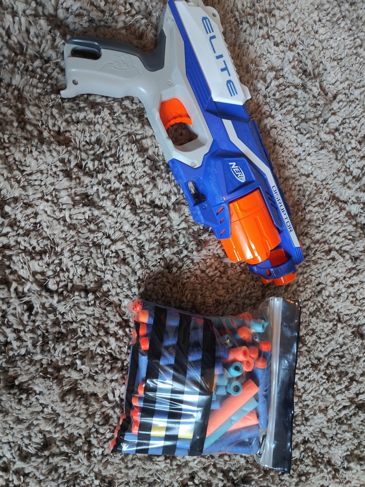Nerf Elite Disruptor Blaster met veel pijltjes, Ophalen of Verzenden, Gebruikt, Jongen of Meisje