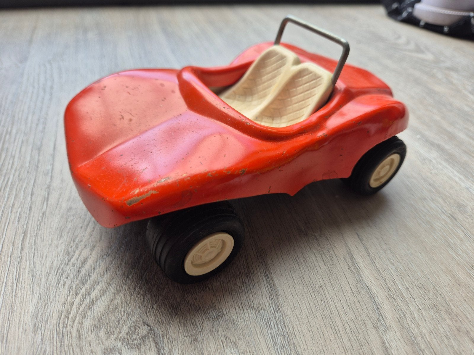 Vintage Tonka Speelgoedauto Rood - Gebruikt, Hobby en Vrije tijd, Ophalen of Verzenden, Gebruikt