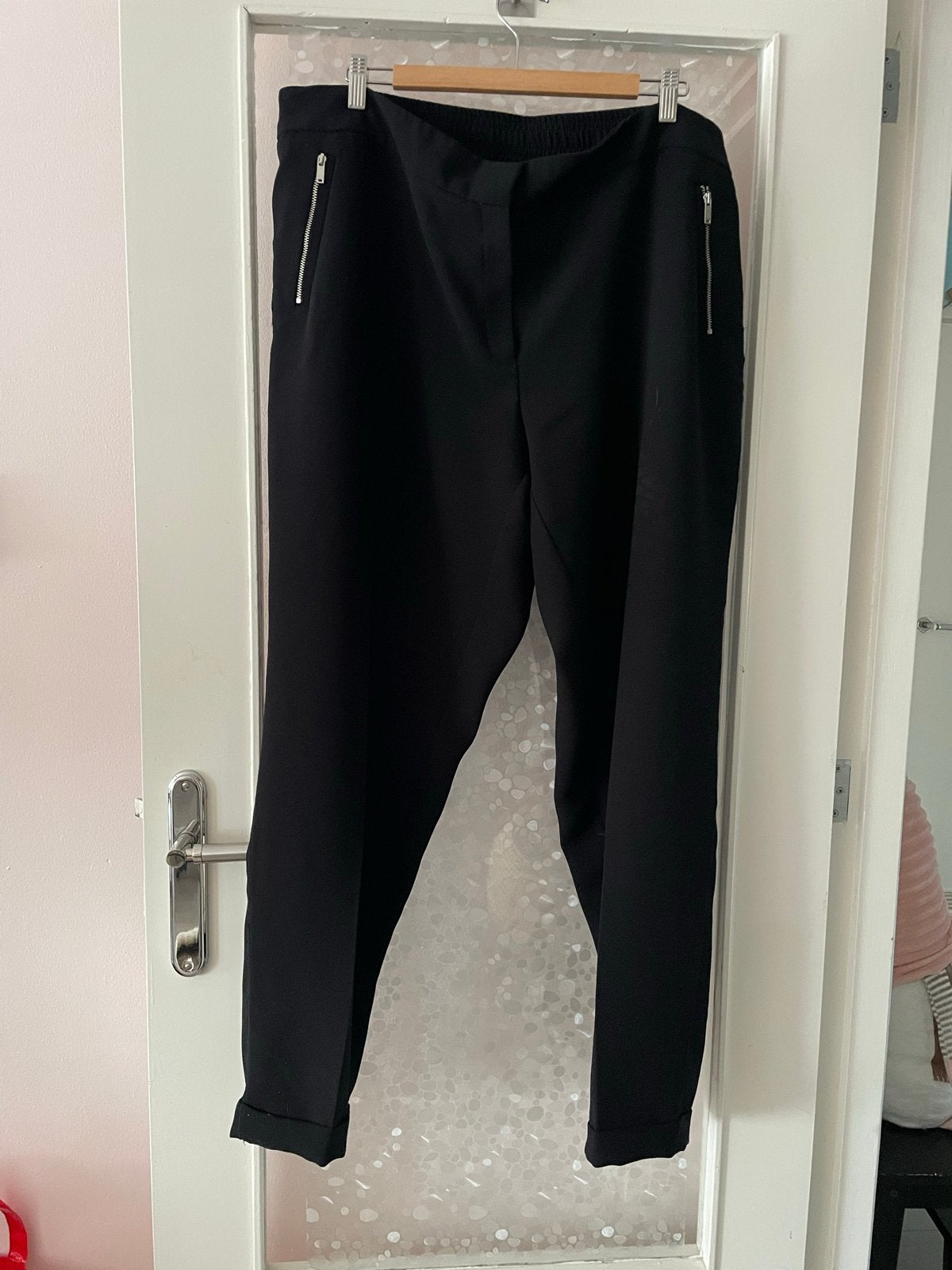 Mango zwarte broek maat XXL, Ophalen of Verzenden, Zo goed als nieuw, Maat 46/48 (XL) of groter, Zwart
